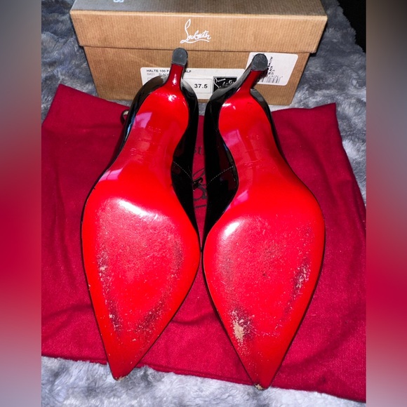 Christian Louboutin halte 100 parent calf Pigalle - Picture 4 of 7